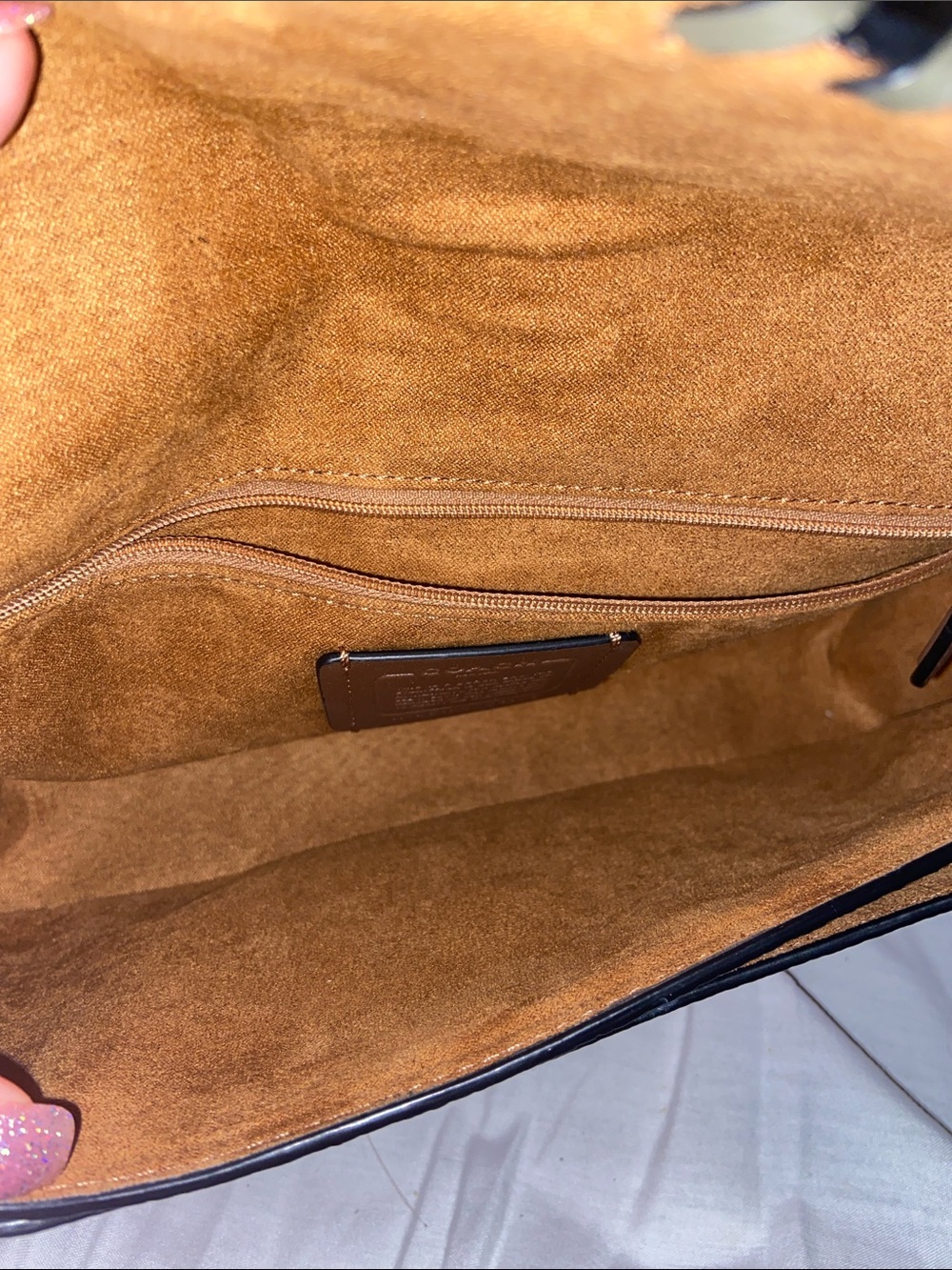 Coach Whipstitch Colorblock Georgie Crossbody/Shoulder Bag Like New - Picture 7 of 10